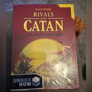 Catan Rivals 2-Player Card Game - Maroon and Yellow